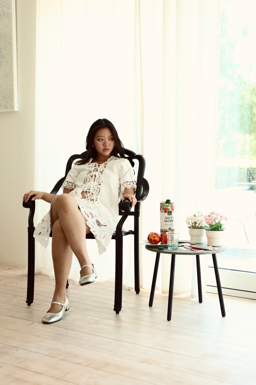 White Cotton Skirt