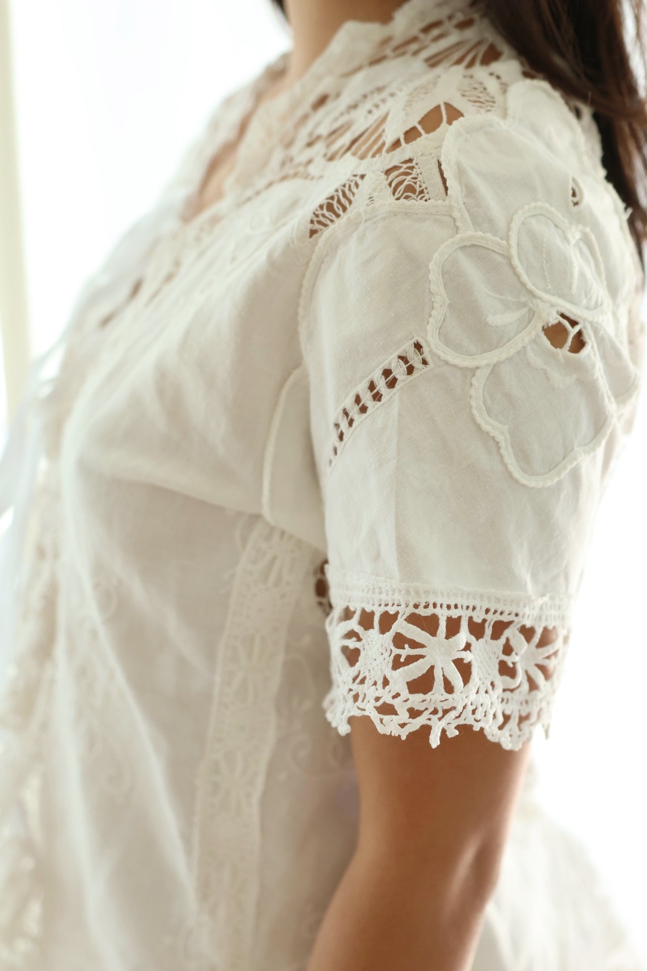 Short Sleeve Crochet Shirt