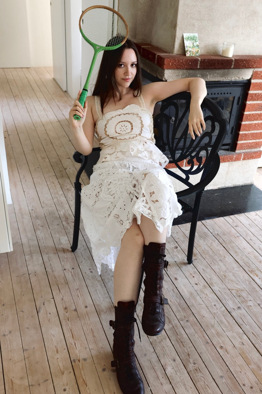 Long Crochet Skirt