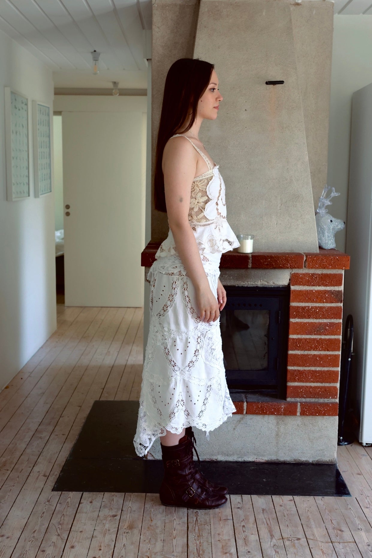 Long Crochet Skirt