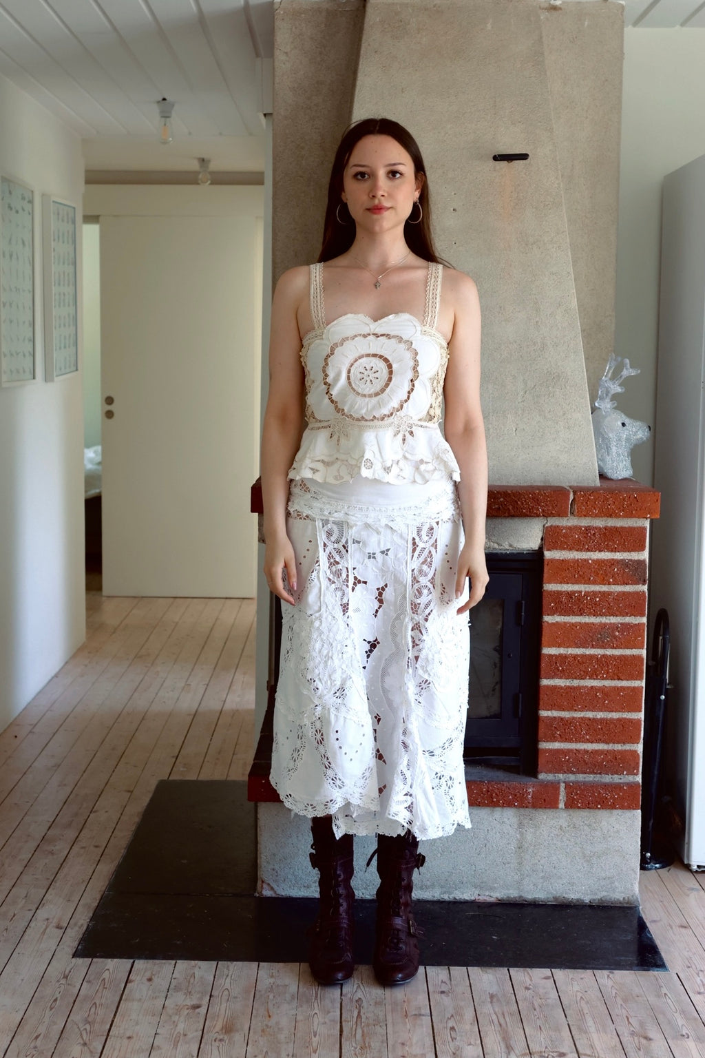 Long Crochet Skirt