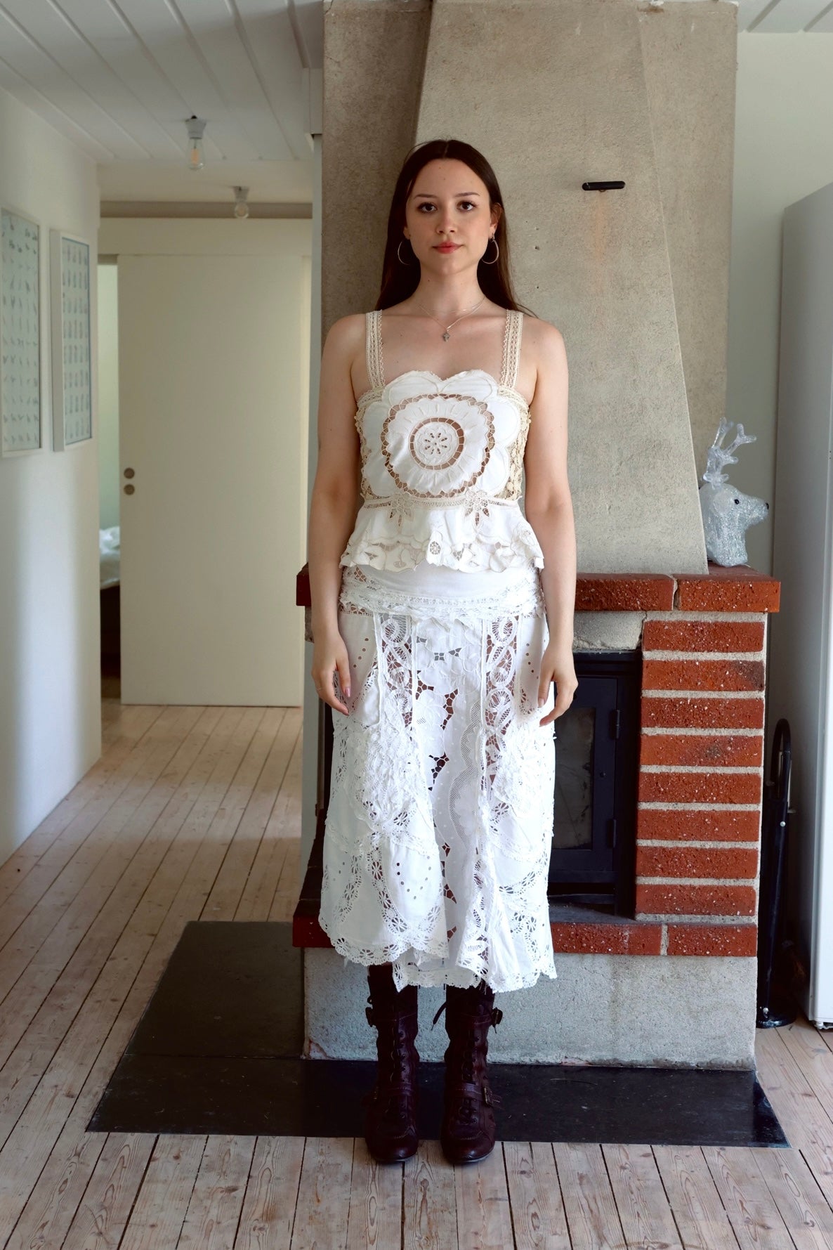 Long Crochet Skirt