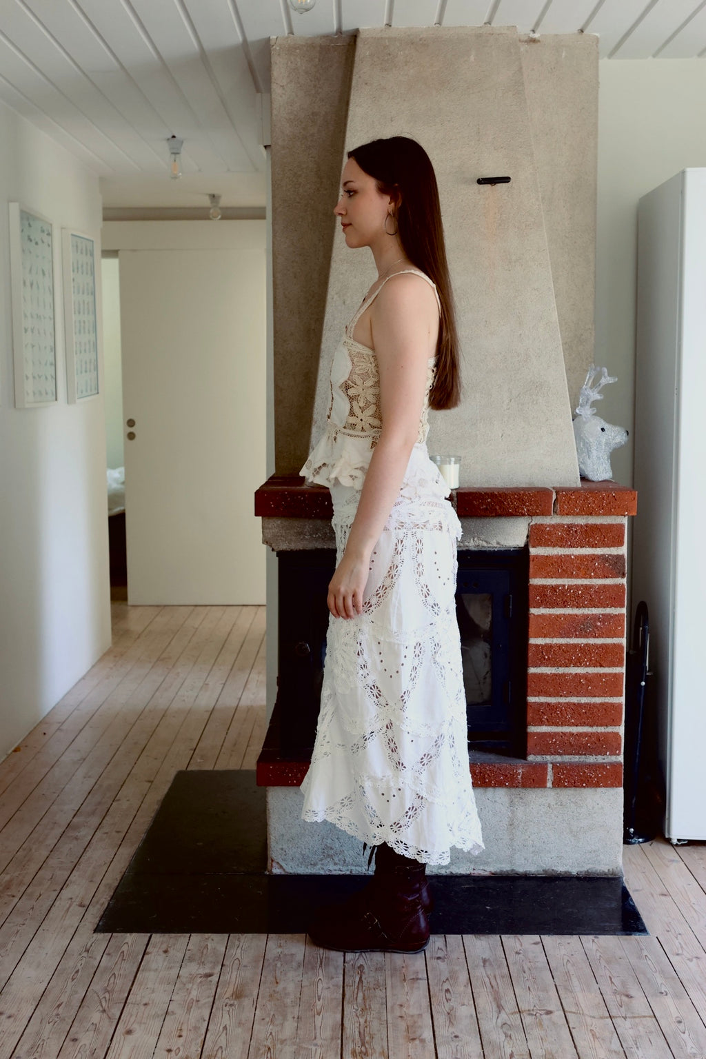 Long Crochet Skirt