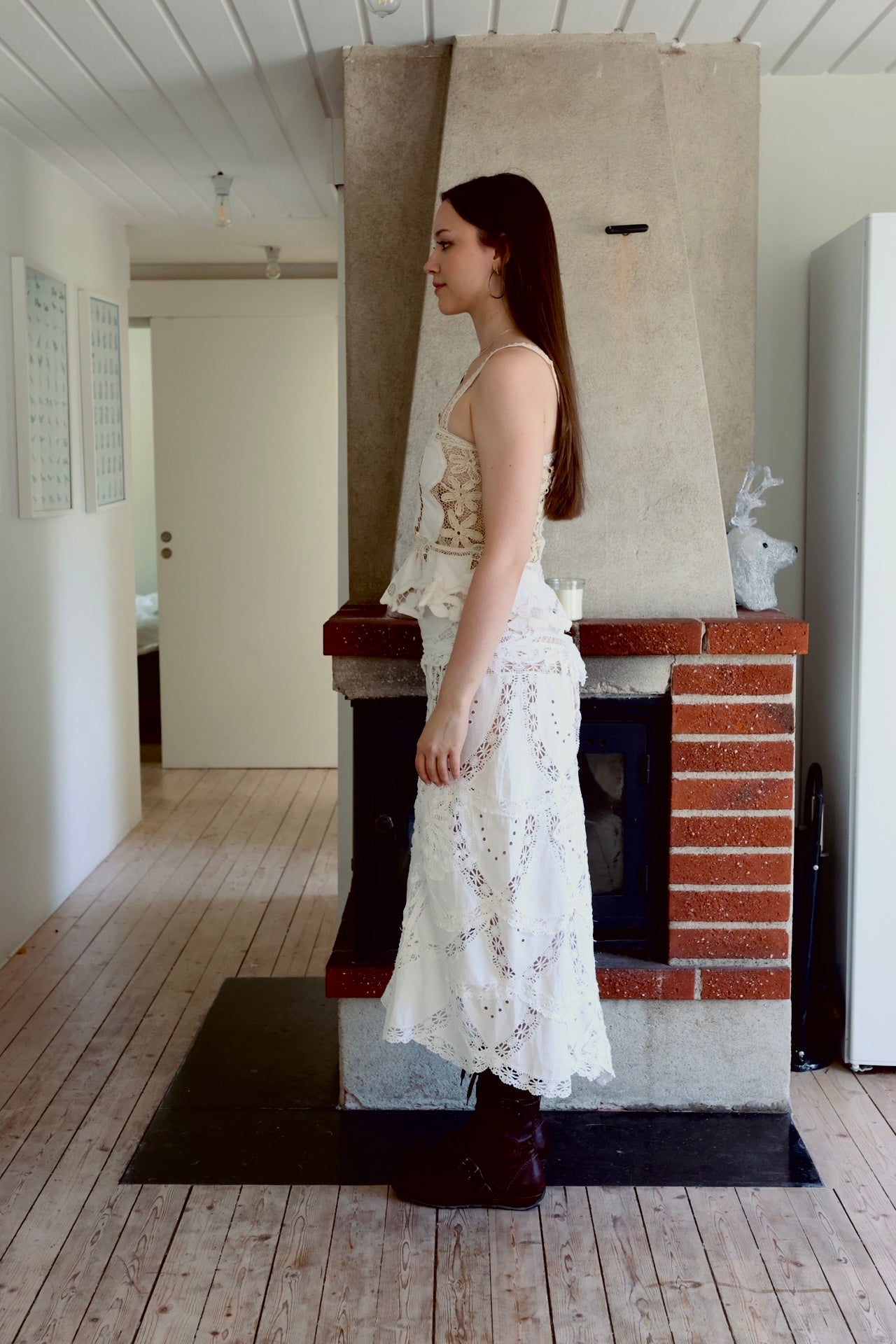 Long Crochet Skirt