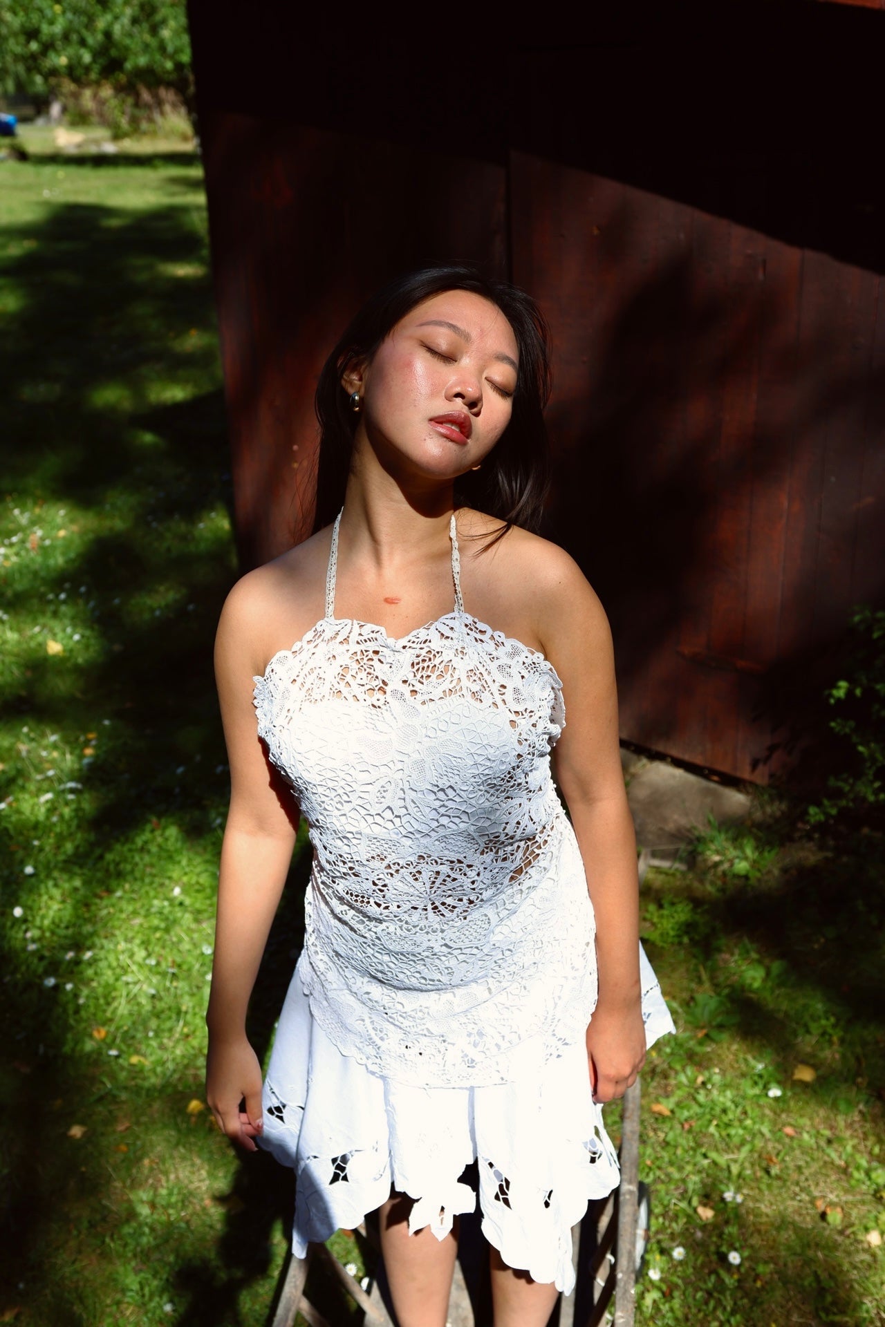 Circled Crochet Top