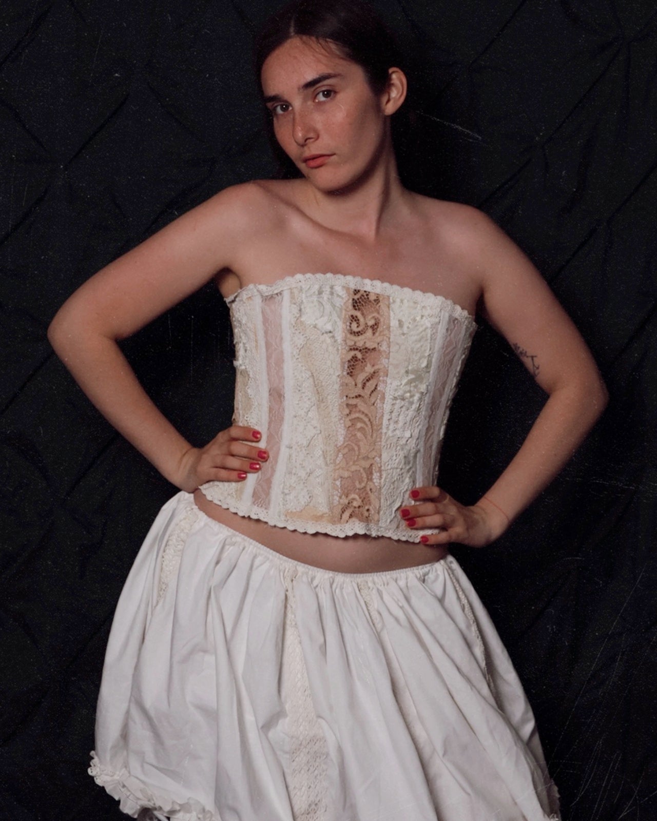 Lace Patchwork Corset
