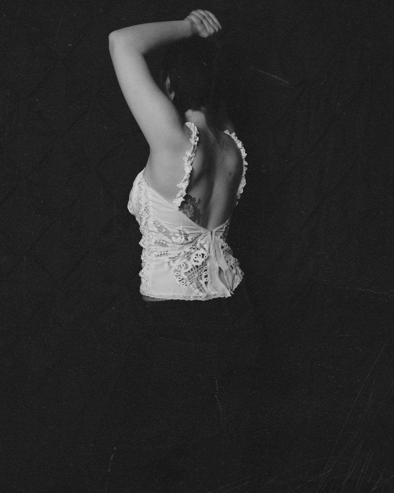 White Cotton Crochet Top II